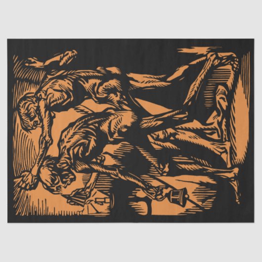 ハロウィーンのために死んだ鉱夫の恐怖が見つかる 薄葉紙 (正面)