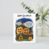 ハロウィーンのはがきを思い出す夜 ポストカード (スタンド正面)