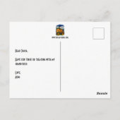 ハロウィーンのはがきを思い出す夜 ポストカード (裏面)