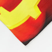 ハロウィーンのような妖精 フリースブランケット (角)