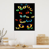 ハロウィーンのアイポスター ポスター (キッチン)