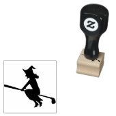 ハロウィーンのインチシーズスタンパー |ウィッチゴム印 ラバースタンプ (押印)