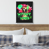 ハロウィーンのウィッチーな雰囲気 キャンバスプリント (インサイチュ (寝室))