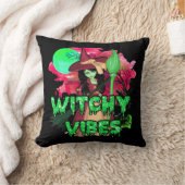 ハロウィーンのウィッチーな雰囲気 クッション (ブランケット)