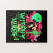 ハロウィーンのウィッチーな雰囲気 ジグソーパズル (横)