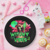 ハロウィーンのウィッチーな雰囲気 ペーパープレート (パーティー)