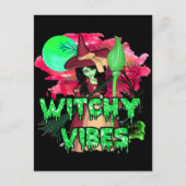 ハロウィーンのウィッチーな雰囲気 ポストカード (正面)
