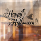 ハロウィーンのウェブでワッキーハッピー ウィンドウサイン (シート2)