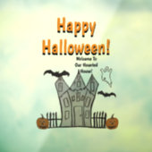 ハロウィーンのウェルカムウィンドウ ウィンドウサイン (シート3)