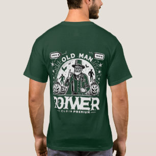ハロウィーンのオールドマンパワーTシャツ Tシャツ