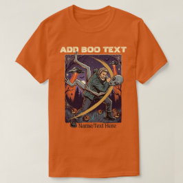 ハロウィーンのカスタムBooシャツ オーダーメイドのスプーキーTシャツ Tシャツ