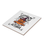 ハロウィーンのカボチャおばけTシャツ_1 タイル (側面)