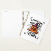 ハロウィーンのカボチャおばけTシャツ_1 プランナー手帳 (ディスプレー)