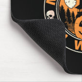 ハロウィーンのカボチャおもしろいの怖い動き マウスパッド (コーナー)