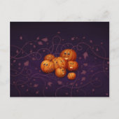 ハロウィーンのカボチャが生まれいる場所 ポストカード (正面)