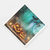 ハロウィーンのカボチャとこうもり (コーナー)