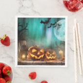 ハロウィーンのカボチャとこうもり (インサイチュ)