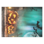 ハロウィーンのカボチャとこうもり テーブルクロス (正面(横))