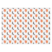 ハロウィーンのカボチャとこうもり，トリックまたは治療，ブー テーブルクロス (正面(横))