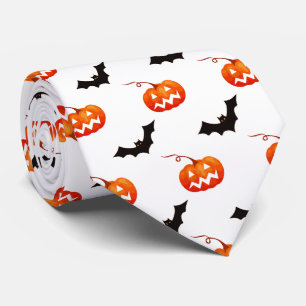 ハロウィーンのカボチャとこうもり,トリックまたは治療,ブー ネクタイ