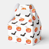 ハロウィーンのカボチャとこうもり，トリックまたは治療，ブー フェイバーボックス (裏面サイド)