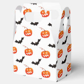 ハロウィーンのカボチャとこうもり，トリックまたは治療，ブー フェイバーボックス (オープン)