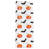 ハロウィーンのカボチャとこうもり，トリックまたは治療，ブー ワインギフトバッグ (正面)