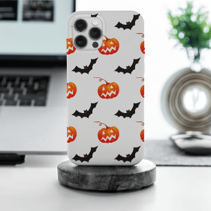 ハロウィーンのカボチャとこうもり,トリックまたは治療,ブー iPhone 15 PRO MAXケース