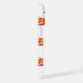 ハロウィーンのカボチャとこうもり，トリックまたは治療，ブー iPhoneケース (右側面)