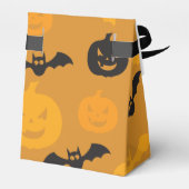 ハロウィーンのカボチャとこうもり フェイバーボックス (裏面サイド)