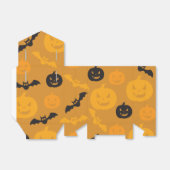 ハロウィーンのカボチャとこうもり フェイバーボックス (折り畳みなし)