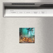ハロウィーンのカボチャとこうもり マグネット (インサイチュ (食洗機))