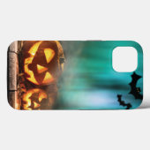 ハロウィーンのカボチャとこうもり Case-Mate iPhoneケース (裏面 (横))