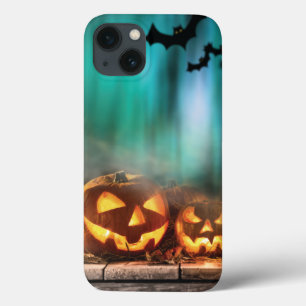 ハロウィーンのカボチャとこうもり iPhone 13ケース
