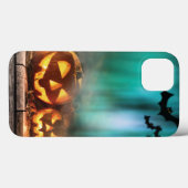ハロウィーンのカボチャとこうもり Case-Mate iPhoneケース (裏面 (横))