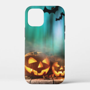 ハロウィーンのカボチャとこうもり iPhone 12 MINI ケース