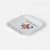 ハロウィーンのカボチャとカボチャ ペーパープレート (傾斜あり)