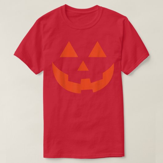 ハロウィーンのカボチャのちょうちんかぼちゃハロウィーンの衣装 Tシャツ (デザイン正面)