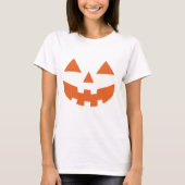 ハロウィーンのカボチャのちょうちんかぼちゃハロウィーンTシャツ Tシャツ (正面)