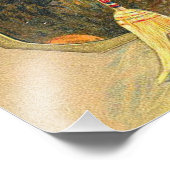 ハロウィーンのカボチャのちょうちんかぼちゃブロムダンスウーマン フォトプリント            (角)