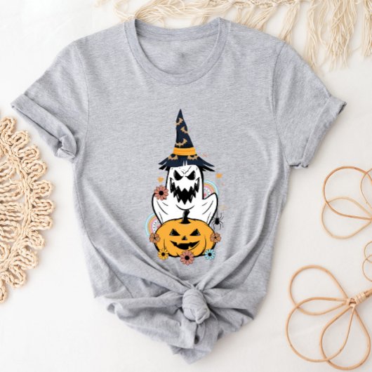 ハロウィーンのカボチャのちょうちんかぼちゃモンスターハロウィーン Tシャツ
