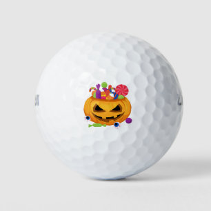 ハロウィーンのカボチャのちょうちんかぼちゃ ゴルフボール
