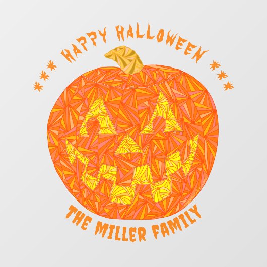 ハロウィーンのカボチャのちょうちんすてきキュートウェルカムおもしろいハロウィーン ウィンドウサイン (シート)