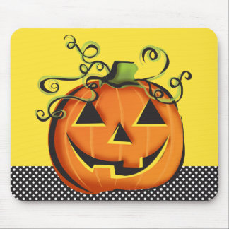 ハロウィーンのカボチャのちょうちんのマウスパッド マウスパッド