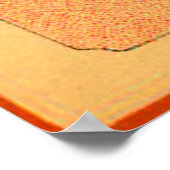 ハロウィーンのカボチャのちょうちんウィッチブラックキャットこうもりヴィンテージ ポスター (角)