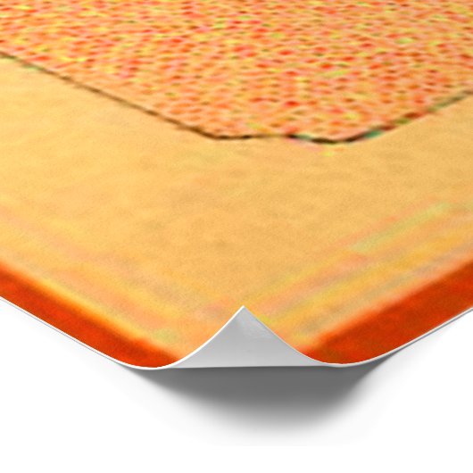 ハロウィーンのカボチャのちょうちんウィッチブラックキャットこうもりヴィンテージ ポスター (角)