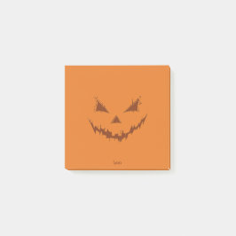 ハロウィーンのカボチャのちょうちんオレンジ ポストイット