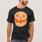 ハロウィーンのカボチャのちょうちんカボチャ不気味ハロウィーンギフト Tシャツ (正面)