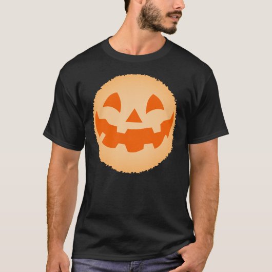 ハロウィーンのカボチャのちょうちんカボチャ不気味ハロウィーンギフト Tシャツ (正面)