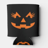 ハロウィーンのカボチャのちょうちんガーリーハロウィーン 缶クーラー (裏面)